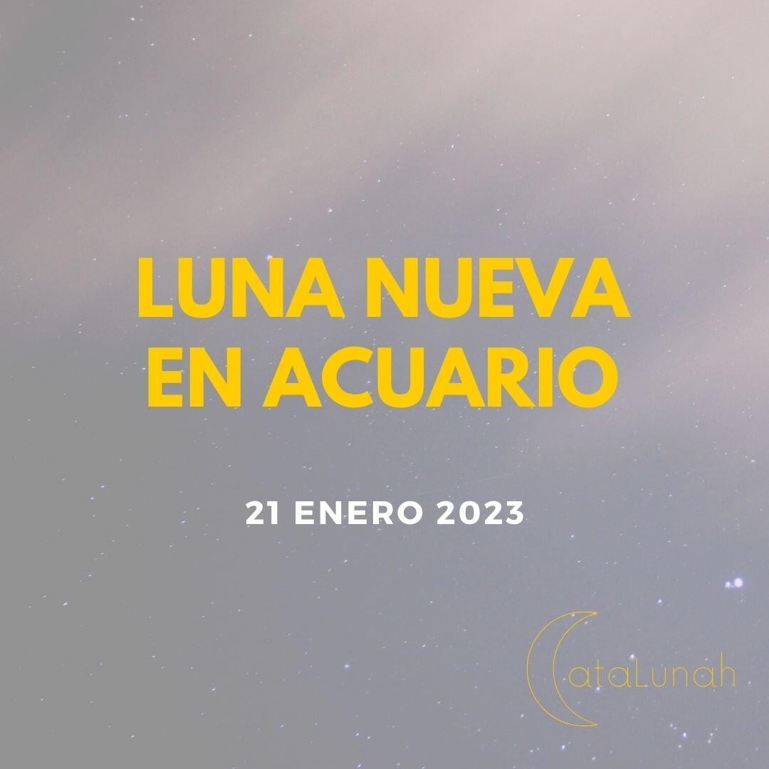 Luna Nueva en Acuario 2023